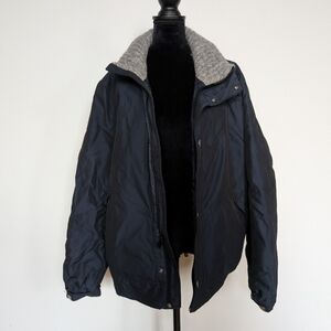 Navy Nautica Men's (Or Unisex) Light Bomber Style Jacket